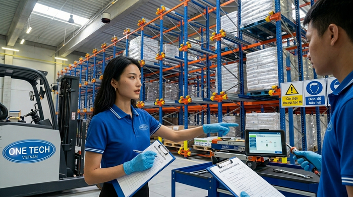 Bảo trì kệ Radio Shuttle và pallet shuttle robot Bảo trì hệ thống kệ Radio Shuttle tại TP.HCM