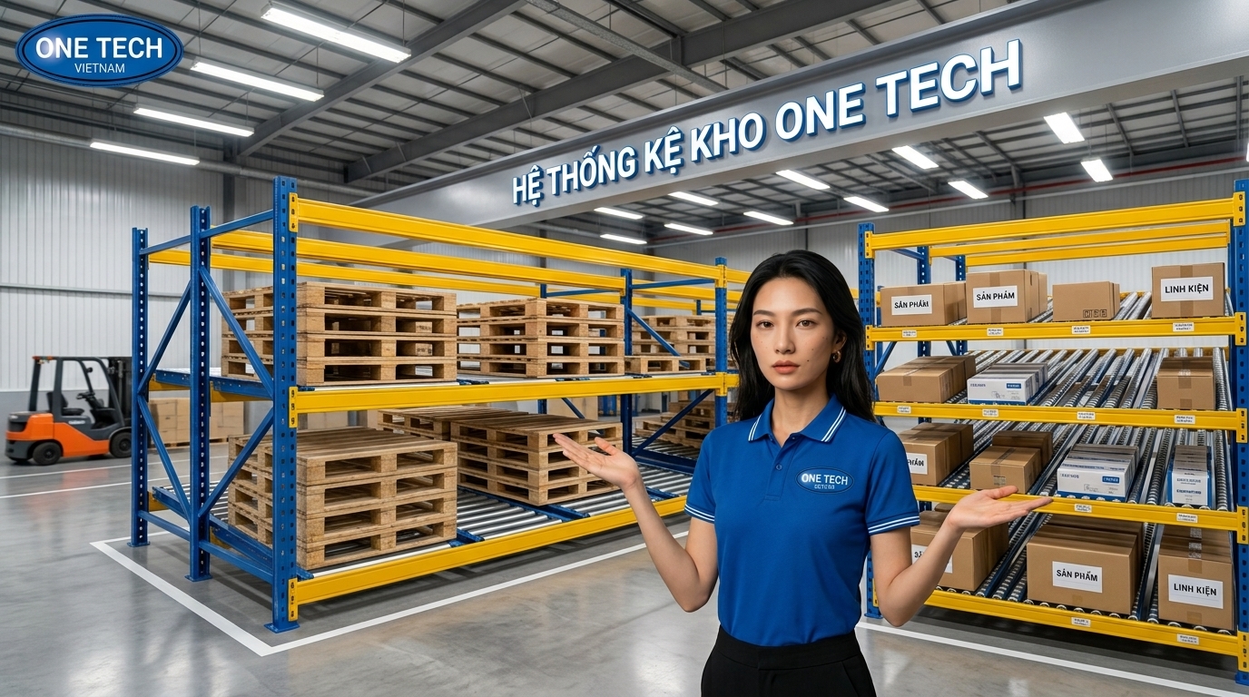 Các kiểu kệ flowrack phổ biến trong kho hàng Các kiểu kệ flowrack phổ biến cho pallet và thùng carton