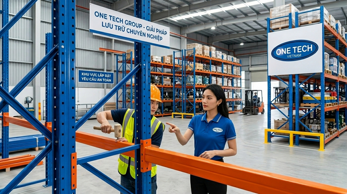 Lắp đặt kệ trung tải Hồ Chí Minh bởi OneTech Group Lắp đặt kệ trung tải Hồ Chí Minh nhanh chóng và an toàn bởi OneTech Group