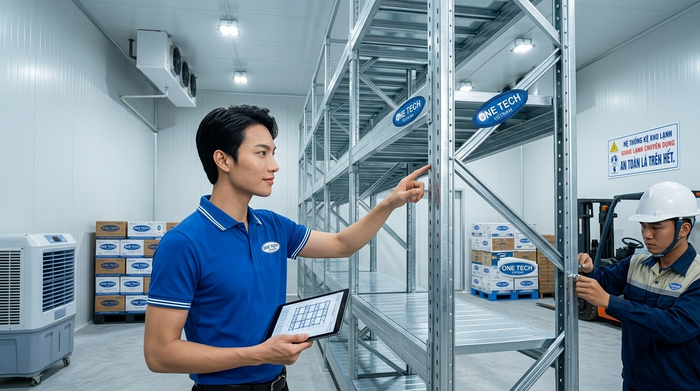 Lắp đặt kệ kho lạnh tại TP Hồ Chí Minh theo quy trình Quy trình khảo sát và lắp đặt kệ kho lạnh tại TP.HCM
