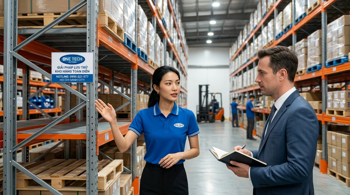 Tư vấn kệ pallet Hồ Chí Minh OneTech Tư vấn thiết kế và lắp đặt kệ pallet Hồ Chí Minh tại Kệ Kho Hàng HCM