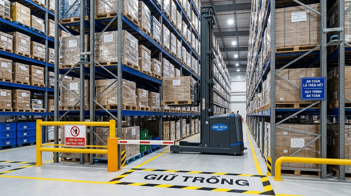 Tiêu chuẩn an toàn khi vận hành Stacker-Crane trong kho