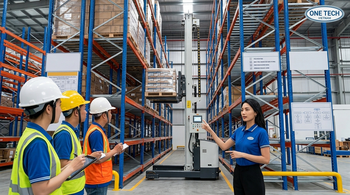 Đào tạo vận hành và bàn giao hệ thống Stacker-Crane
