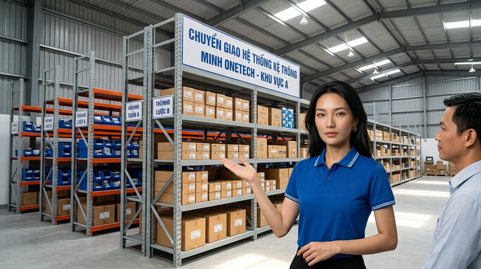 Bàn giao hệ thống kệ kho thông minh tại Hồ Chí Minh