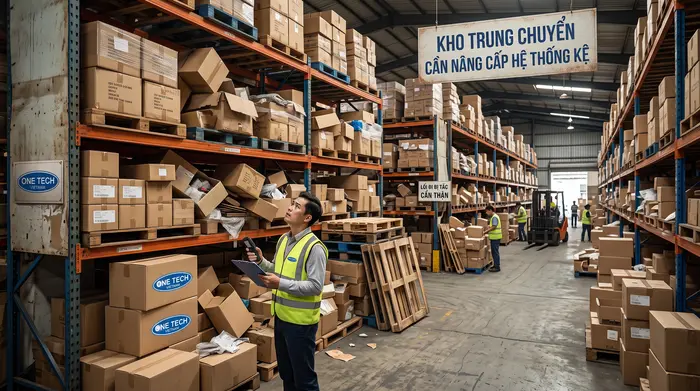 Dấu hiệu cần nâng cấp kho trung chuyển Dấu hiệu kho trung chuyển cần nâng cấp hệ thống lưu trữ