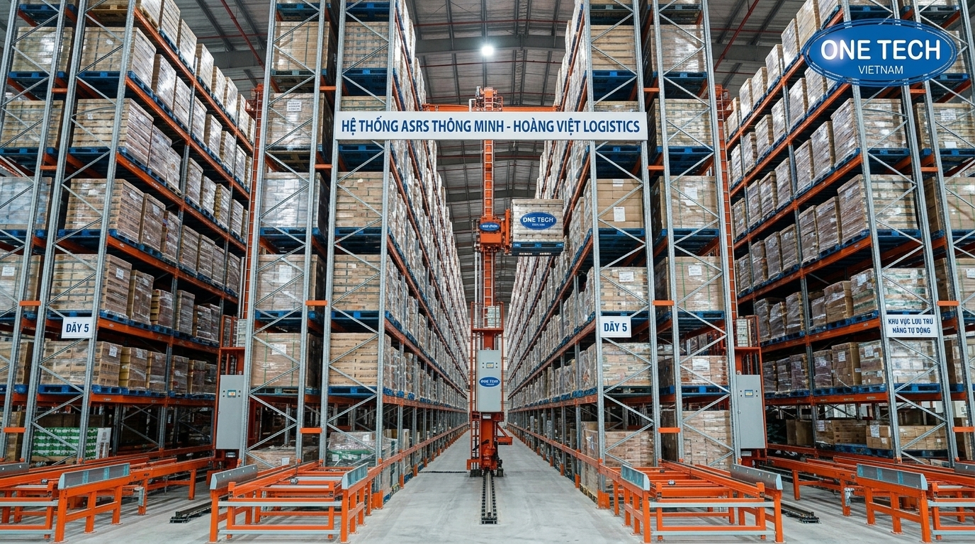 Kệ ASRS pallet cho kho logistics tại Hồ Chí Minh