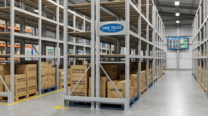 Ứng dụng kệ sắt V lỗ cho kho logistics tại Hồ Chí Chí Minh Ứng dụng kệ sắt V lỗ cho kho logistics tại Hồ Chí Minh