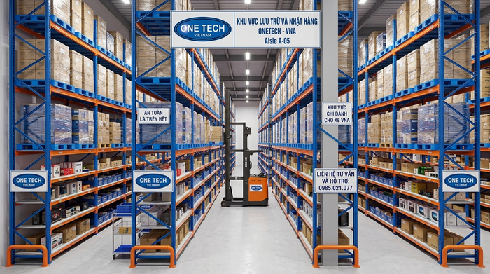 Kệ VNA kết hợp khu picking Kệ VNA kết hợp khu picking trong kho thương mại điện tử