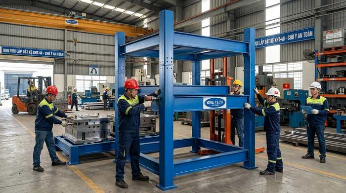 Lắp đặt kệ khuôn công nghiệp TP.HCM Lắp đặt kệ khuôn công nghiệp tại nhà máy TP.HCM