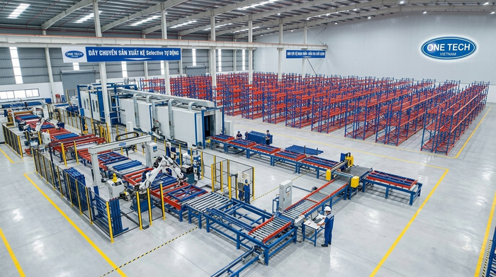 Nhà máy sản xuất kệ Selective OneTech Nhà máy quy mô 20.000m2 của tập đoàn OneTech