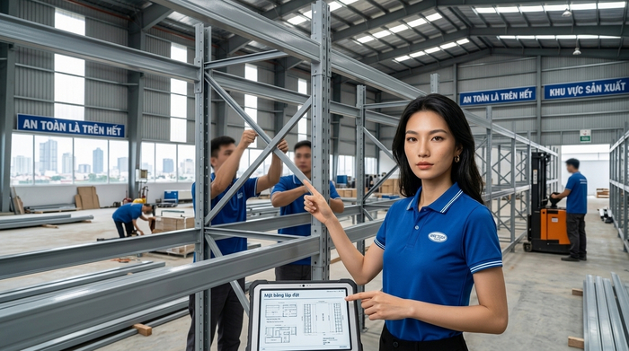 Quy trình lắp đặt kệ Narrow Aisle Hồ Chí Minh Quy trình lắp đặt kệ Narrow Aisle Hồ Chí Minh