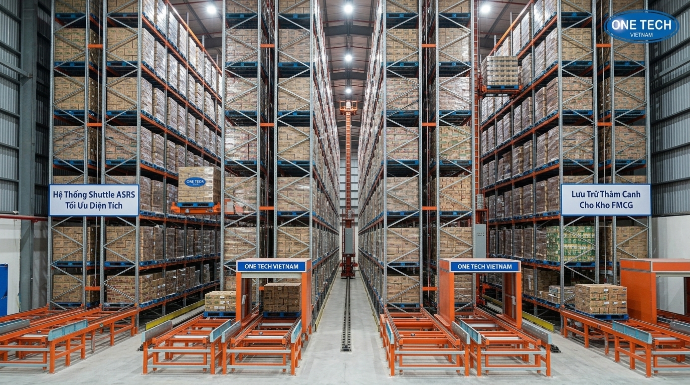 Shuttle ASRS cho kho mật độ cao tại TP HCM