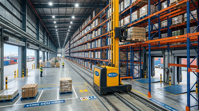 Stacker-Crane kết hợp kệ tải trọng nặng TP HCM