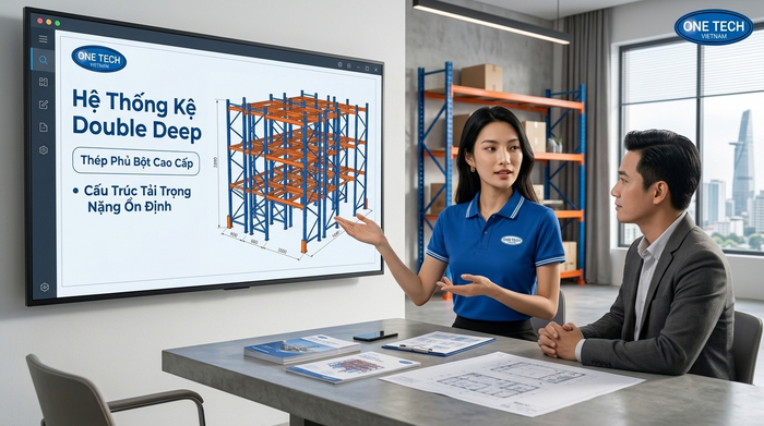 Liên hệ tư vấn Kệ Double Deep Hồ Chí Minh Tư vấn thiết kế Kệ Double Deep Hồ Chí Minh tại OneTech
