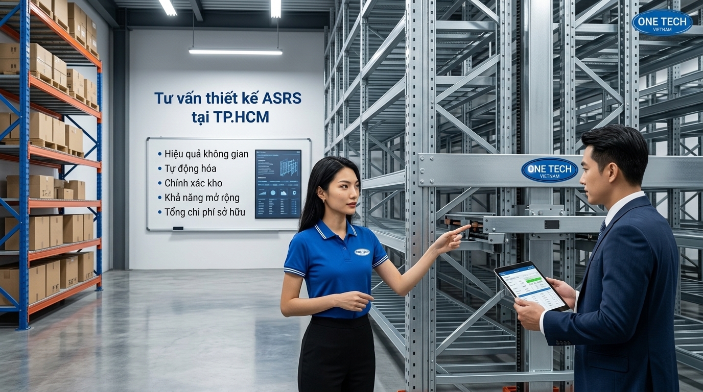 Tư vấn thiết kế kệ kho ASRS Hồ Chí Minh bởi Kệ kho hàng Hồ Chí Minh