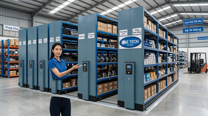 Tư vấn kệ kho di động Hồ Chí Minh bởi Kệ kho hàng Hồ Chí Minh OneTech