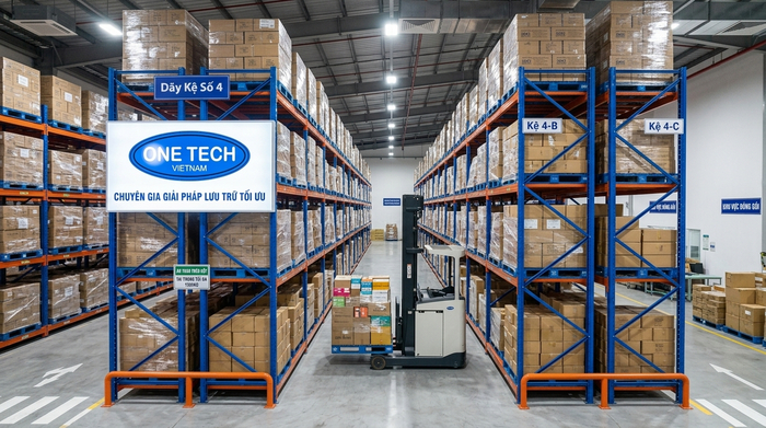 Kệ Double Deep cho kho thương mại điện tử tại TP HCM Ứng dụng kệ Double Deep trong kho thương mại điện tử