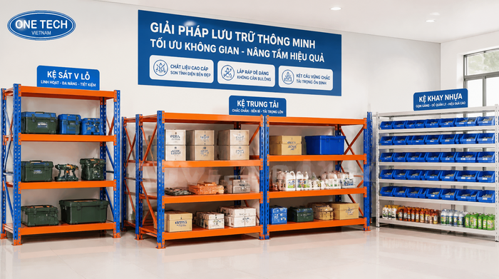 Các mẫu kệ tải trọng nhẹ phổ biến Các mẫu kệ tải trọng nhẹ phổ biến cho kho và cửa hàng