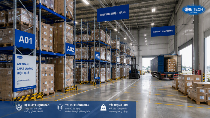 Kệ kho logistics tại Bình Tân Hồ Chí Minh Thiết bị nhà kho Hồ Chí Minh cho kho logistics tại Bình Tân