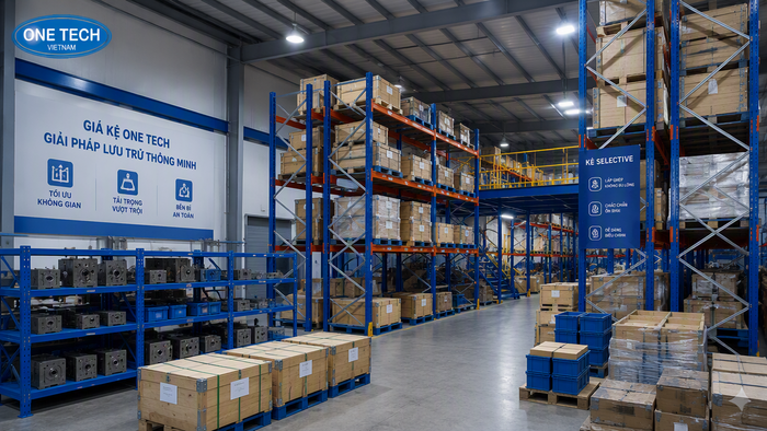 Kệ pallet cho kho sản xuất Hồ Chí Minh Kệ pallet cho kho sản xuất tại Hồ Chí Minh lưu trữ nguyên vật liệu