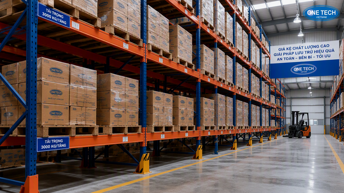 Kệ tải trọng nặng TP HCM cho kho pallet Kệ tải trọng nặng TP HCM cho kho logistics và kho pallet