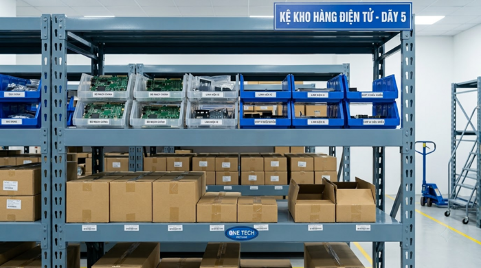 Kệ trung tải lưu trữ linh kiện điện tử chất lượng cao Kệ trung tải cho kho điện tử tại Hồ Chí Minh