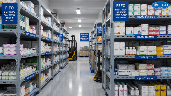 Kệ V lỗ cho kho dược phẩm nhỏ Kệ V lỗ lưu trữ thuốc cho nhà thuốc và kho dược nhỏ tại TP.HCM