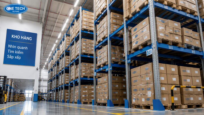 Kệ xếp chồng tận dụng chiều cao kho Kệ xếp chồng tận dụng chiều cao nhà kho tại TP.HCM