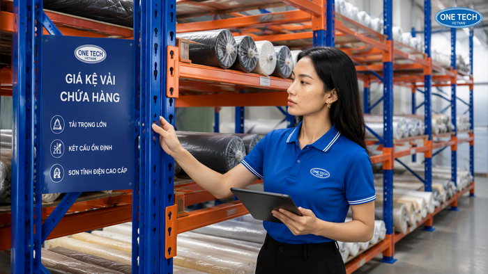 Quy trình triển khai kệ kho vải tại Hồ Chí Minh Quy trình lắp đặt kệ kho vải tại TP.HCM