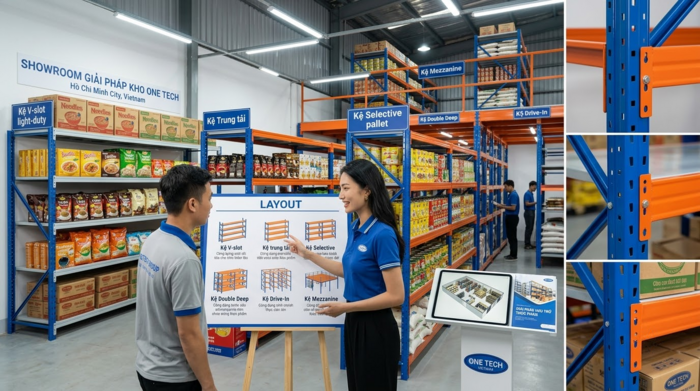 Tư vấn kệ kho thực phẩm Hồ Chí Minh OneTech Group Tư vấn thiết kế kệ kho thực phẩm Hồ Chí Minh bởi OneTech Group