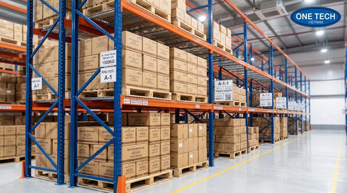 Kệ Selective cho kho FMCG nhiều SKU Kệ Selective cho kho FMCG nhiều mã hàng tại Hồ Chí Minh